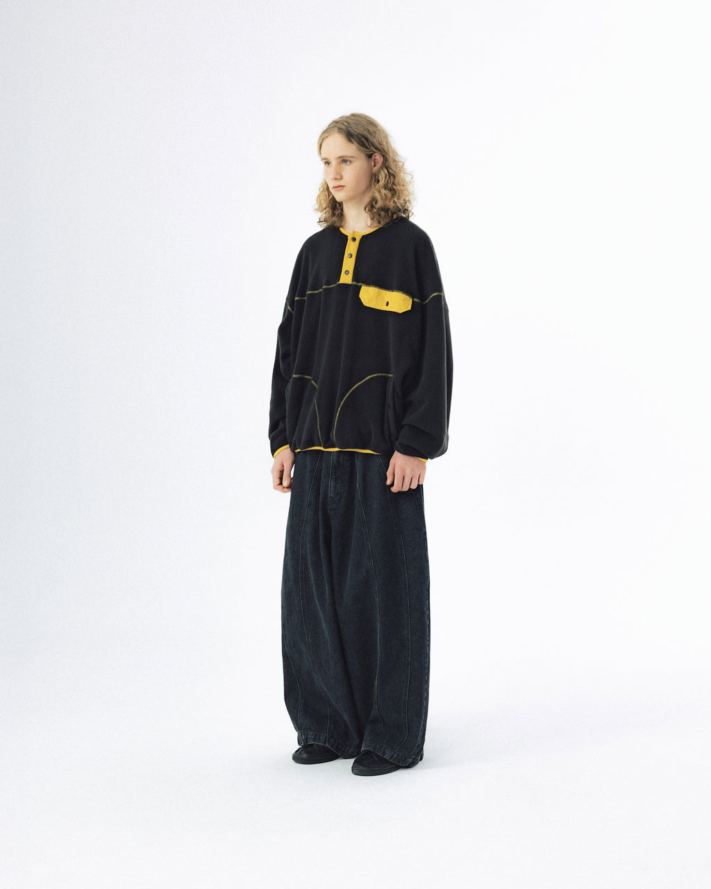Balloon Iconic Denim Pants - Washed Black