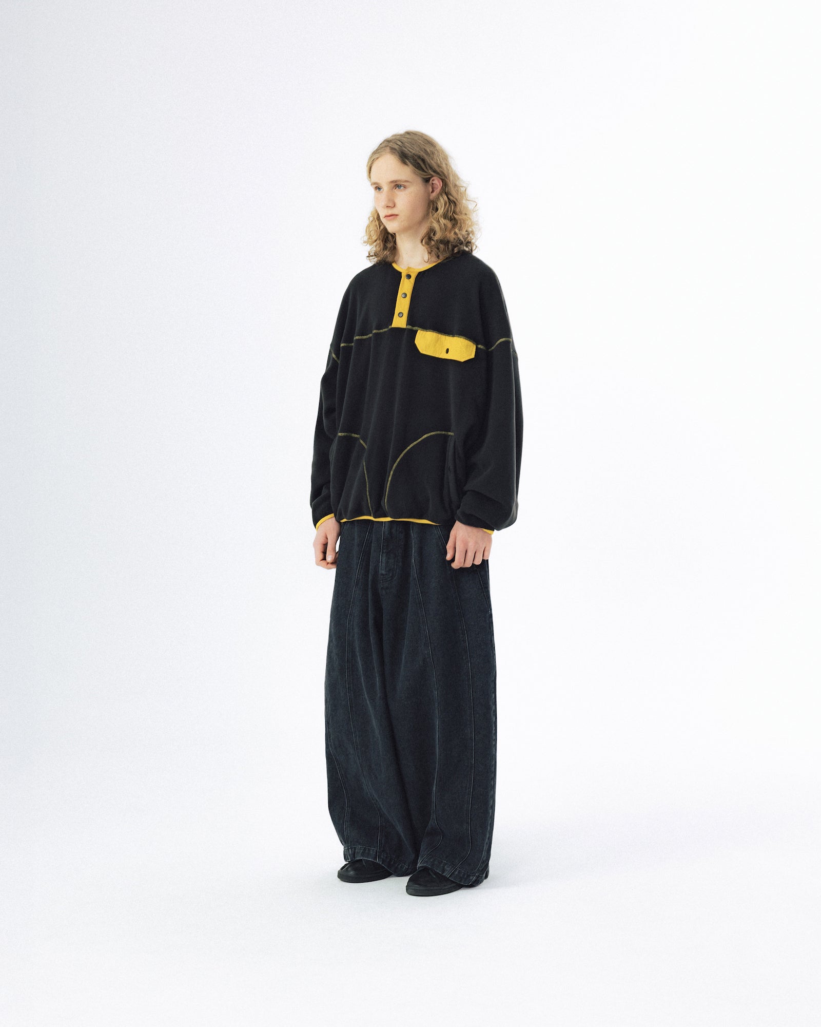 Balloon Iconic Denim Pants - Washed Black