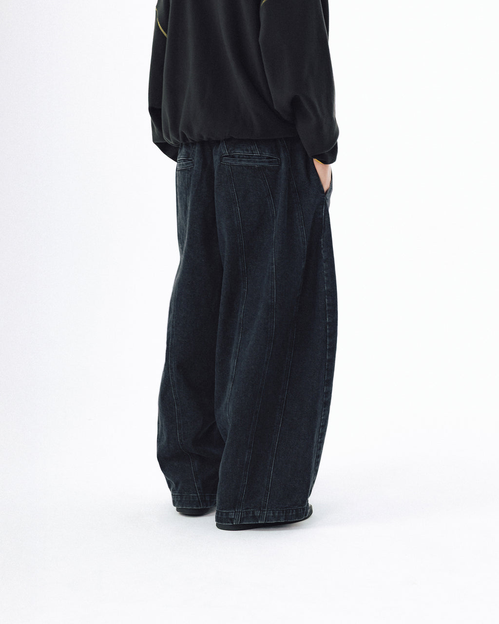 Balloon Iconic Denim Pants - Washed Black