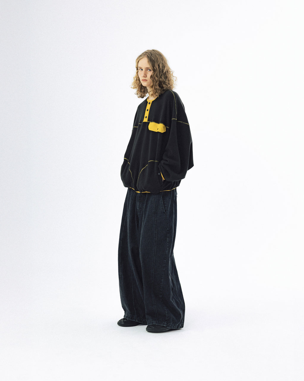 Balloon Iconic Denim Pants - Washed Black