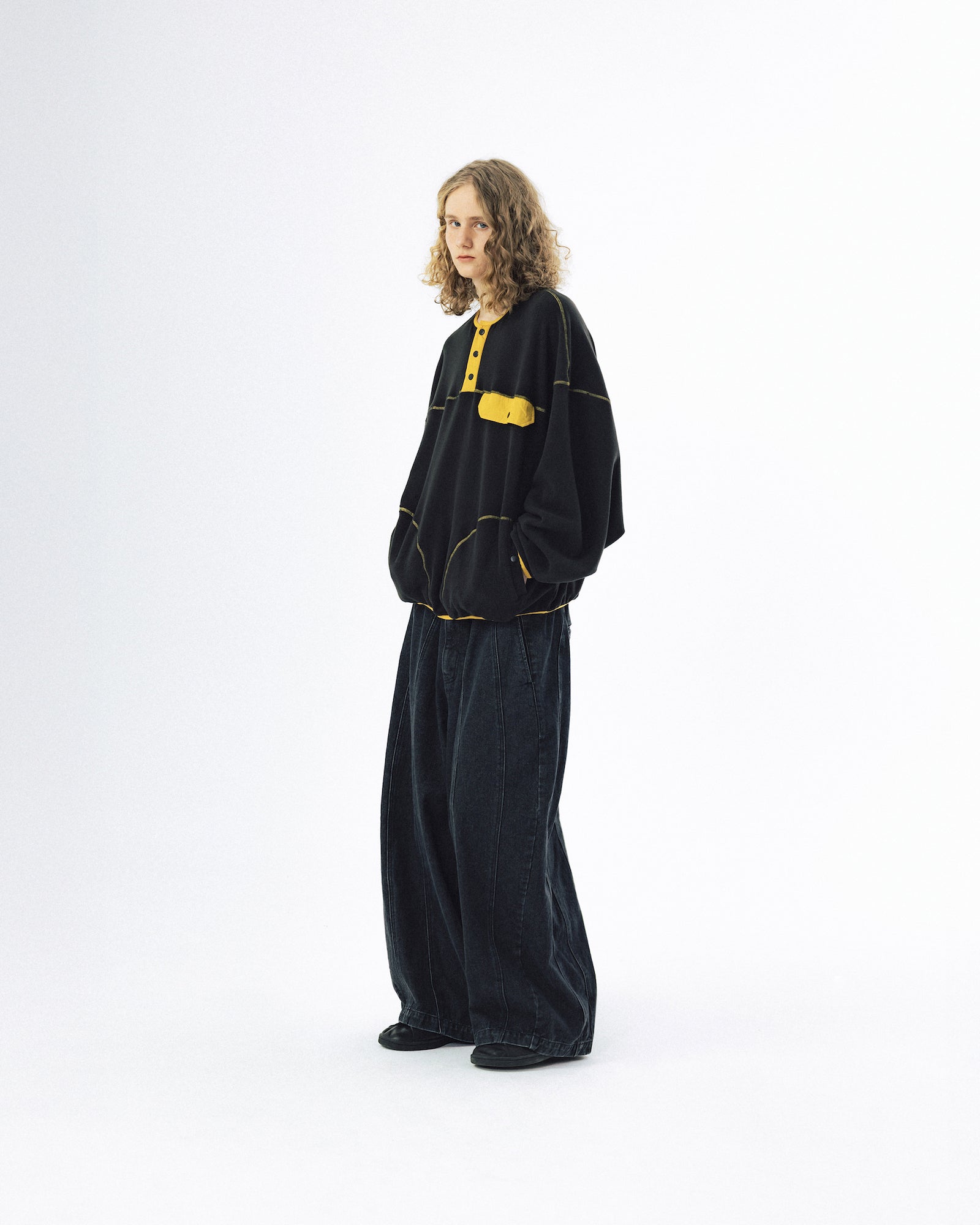 Balloon Iconic Denim Pants - Washed Black