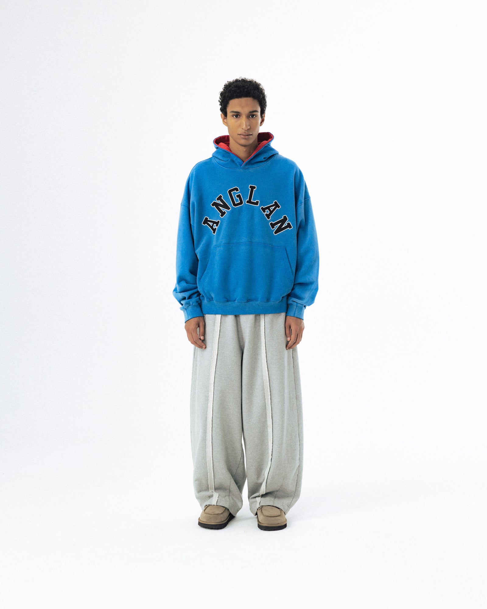 Mid-Line Balloon Sweat Pants - Melange Grey