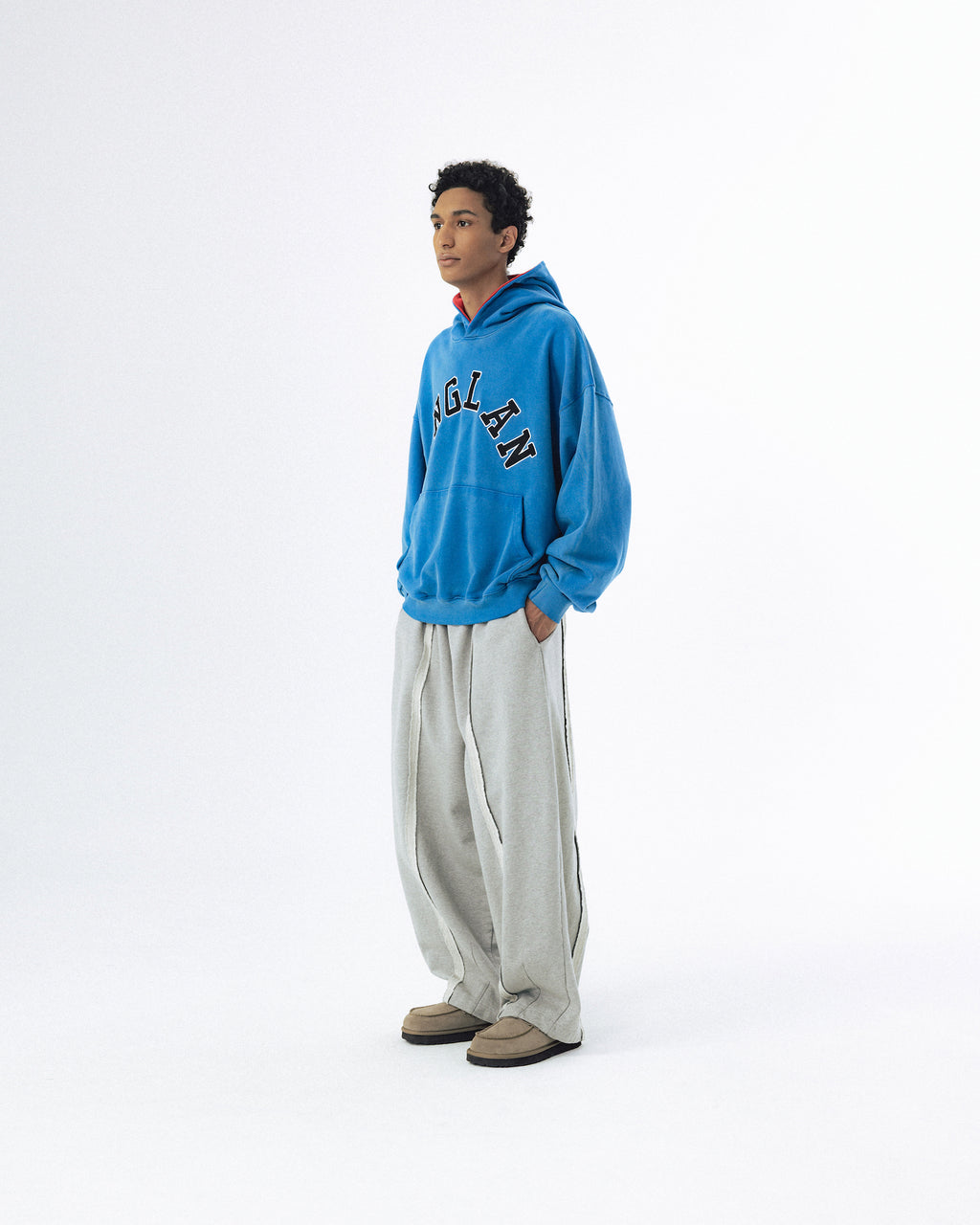 Mid-Line Balloon Sweat Pants - Melange Grey