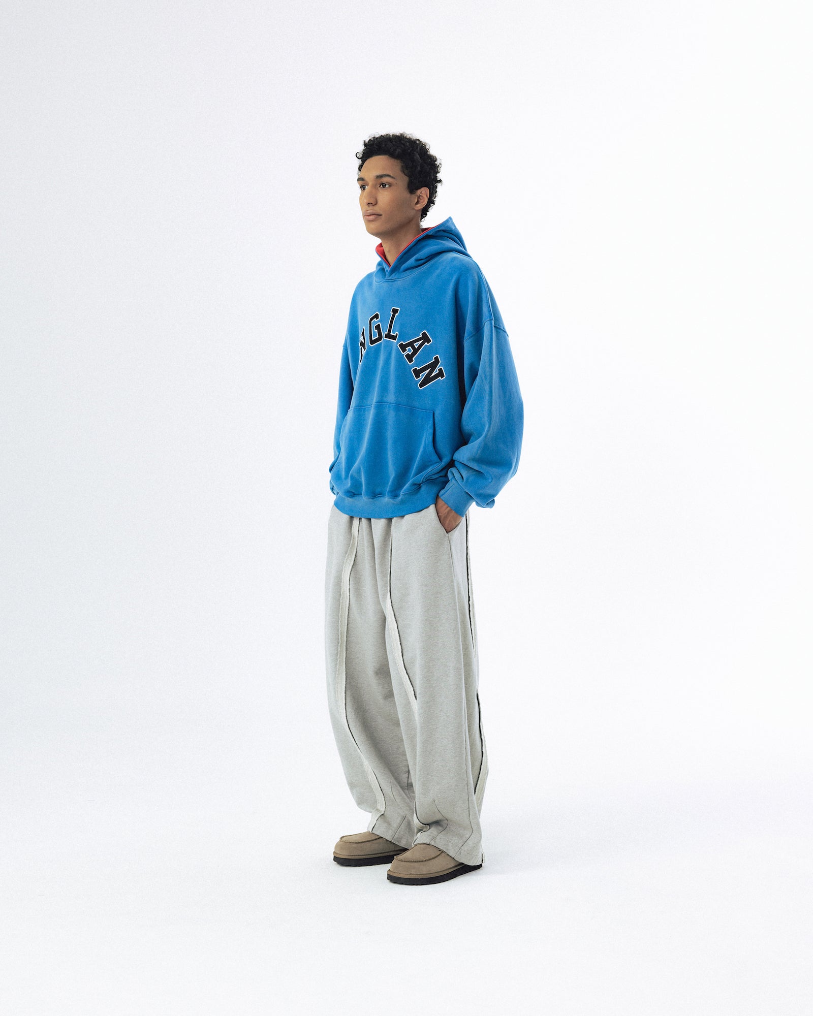 Mid-Line Balloon Sweat Pants - Melange Grey