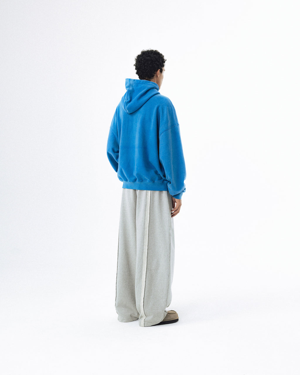 Mid-Line Balloon Sweat Pants - Melange Grey