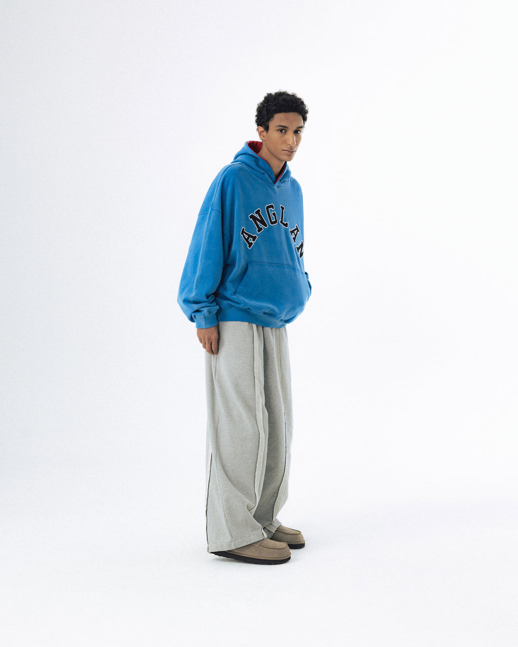 Mid-Line Balloon Sweat Pants - Melange Grey