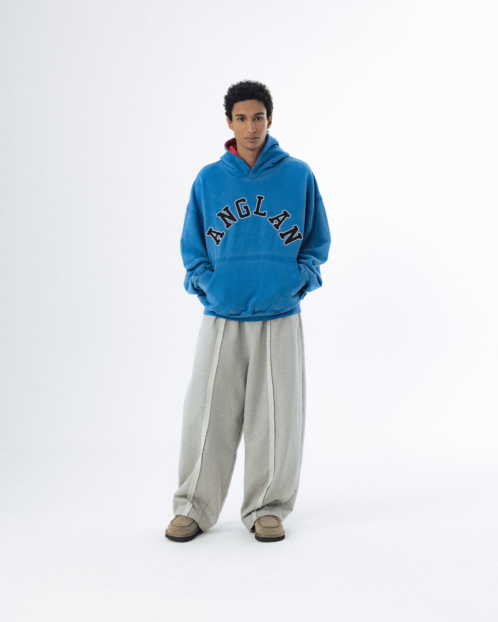 Mid-Line Balloon Sweat Pants - Melange Grey
