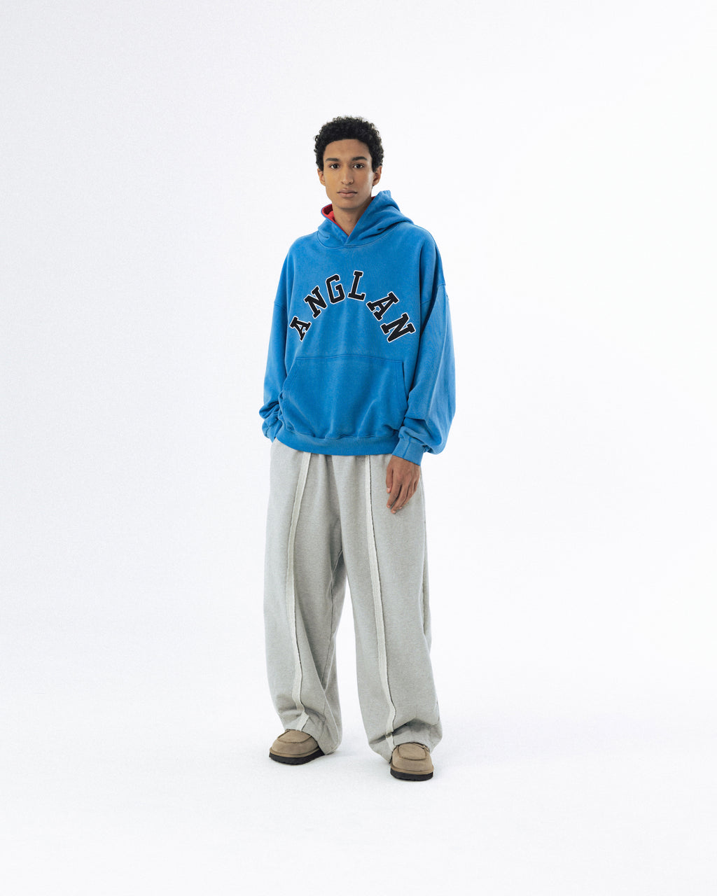 Mid-Line Balloon Sweat Pants - Melange Grey