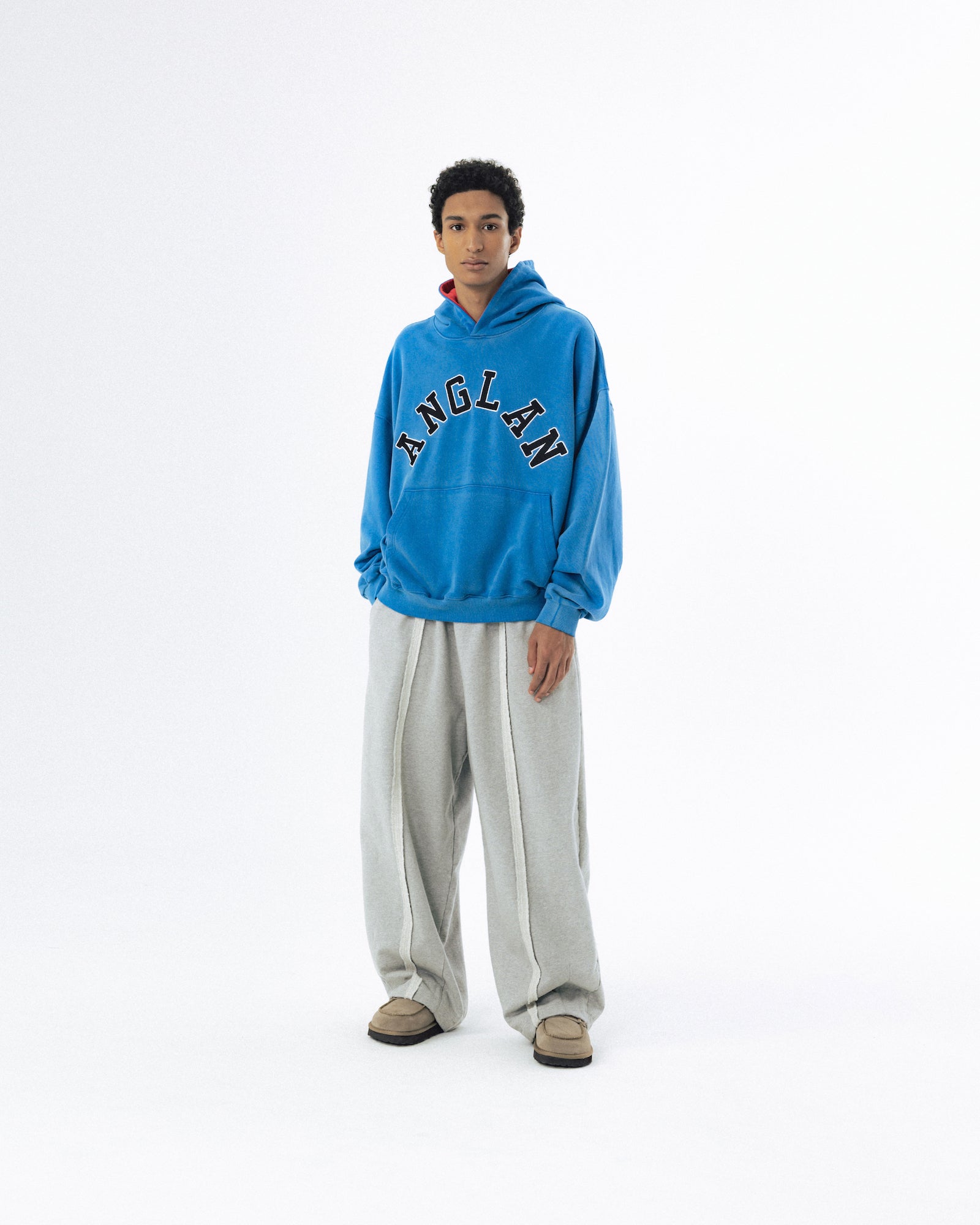 Mid-Line Balloon Sweat Pants - Melange Grey