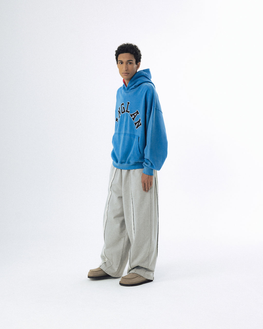 Mid-Line Balloon Sweat Pants - Melange Grey