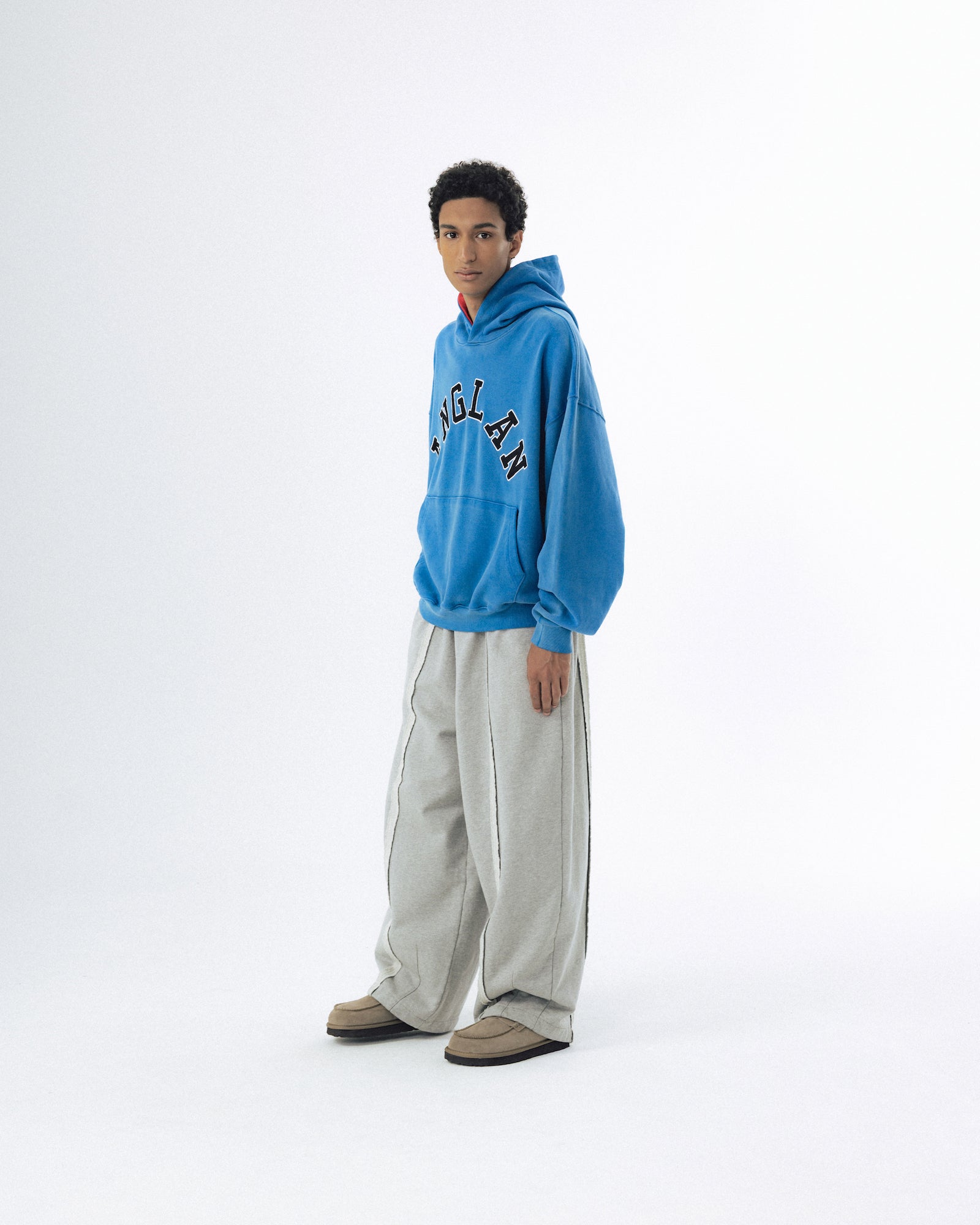 Mid-Line Balloon Sweat Pants - Melange Grey
