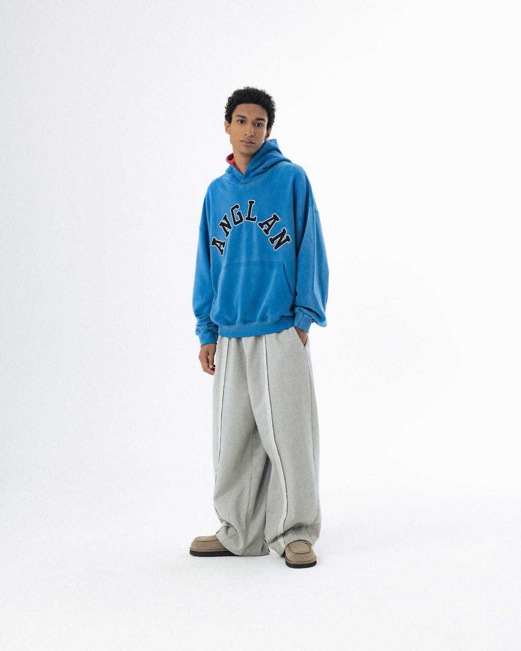 Mid-Line Balloon Sweat Pants - Melange Grey