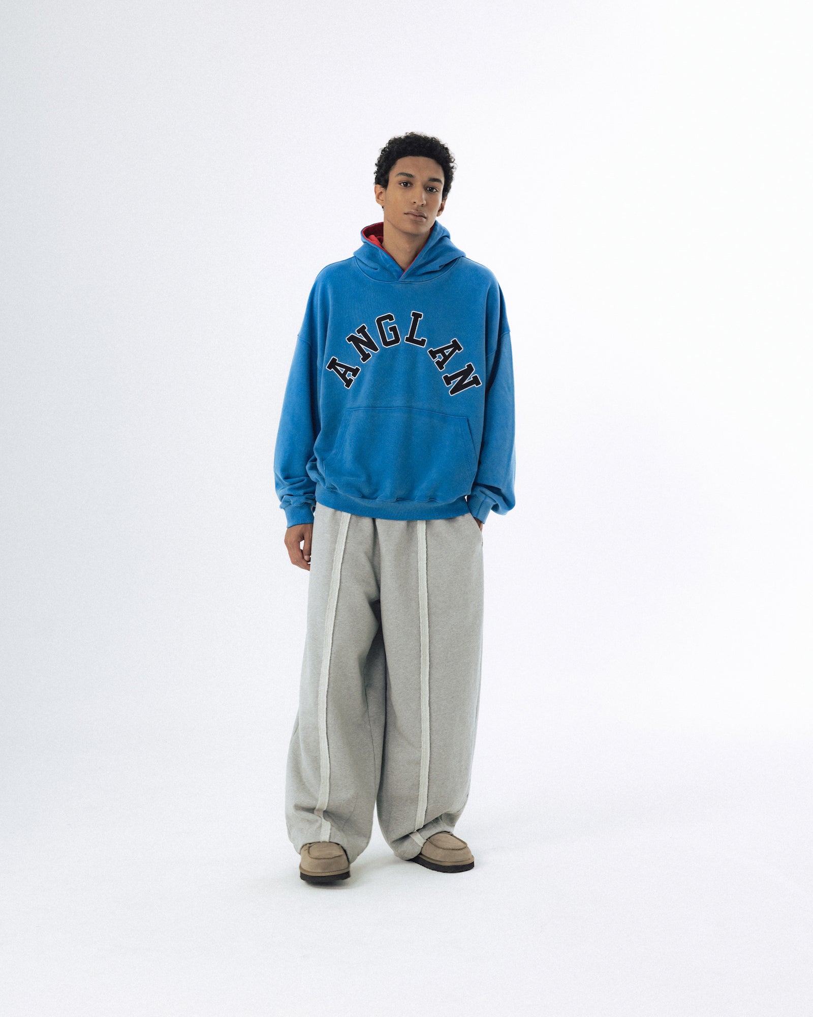 Mid-Line Balloon Sweat Pants - Melange Grey