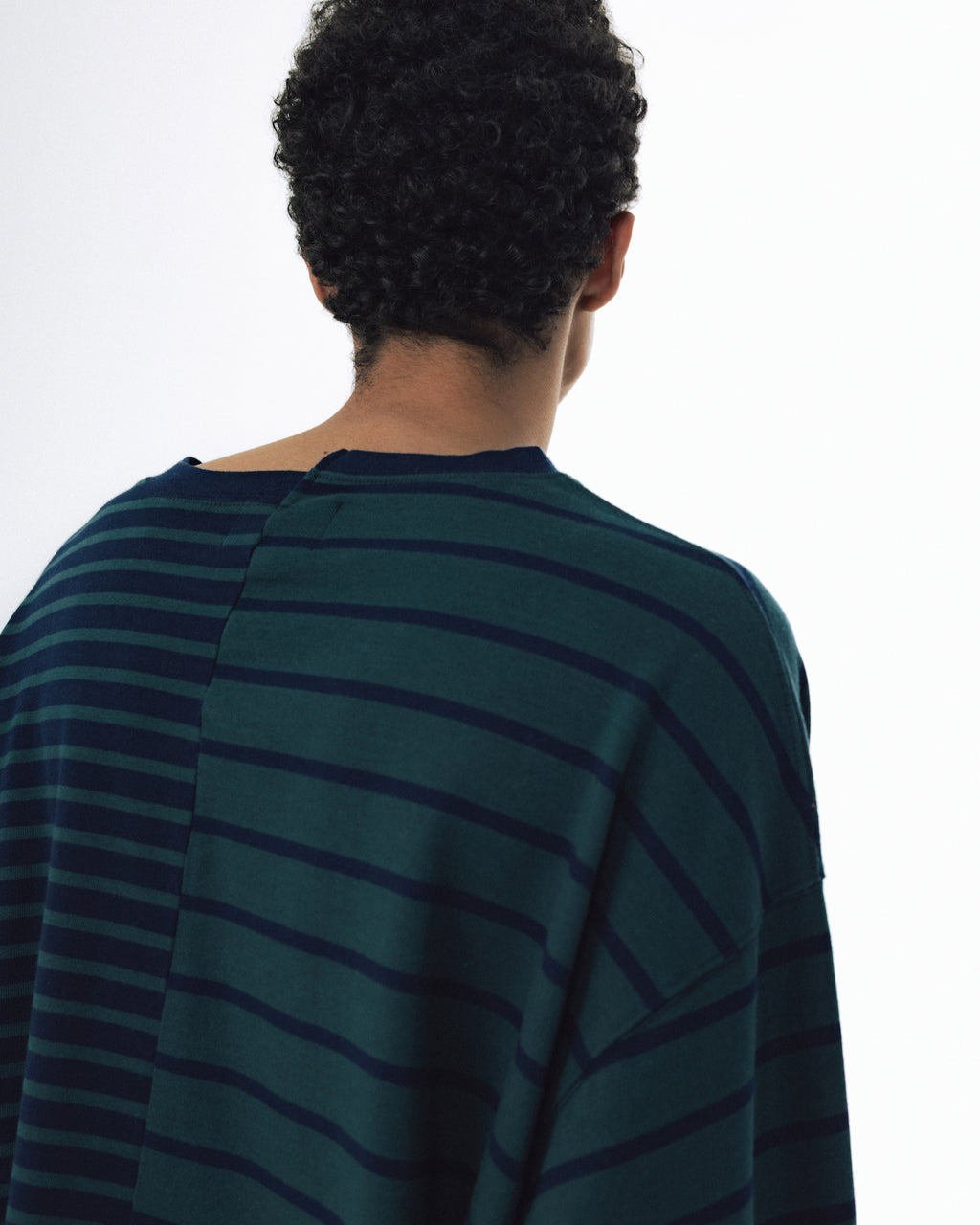 Unbalanced Stripe Long Sleeve - Green