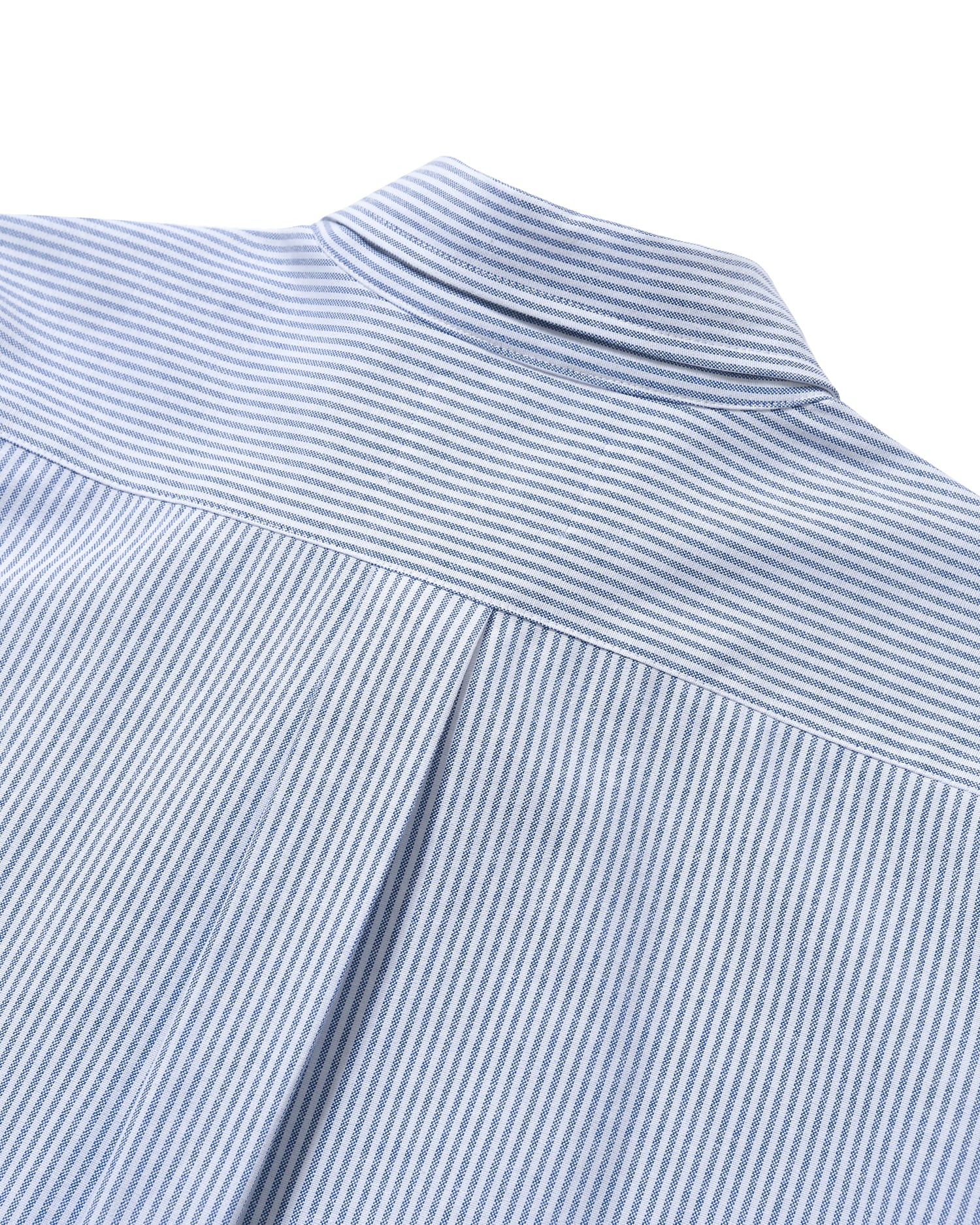 Double Button Striped Shirt - Blue