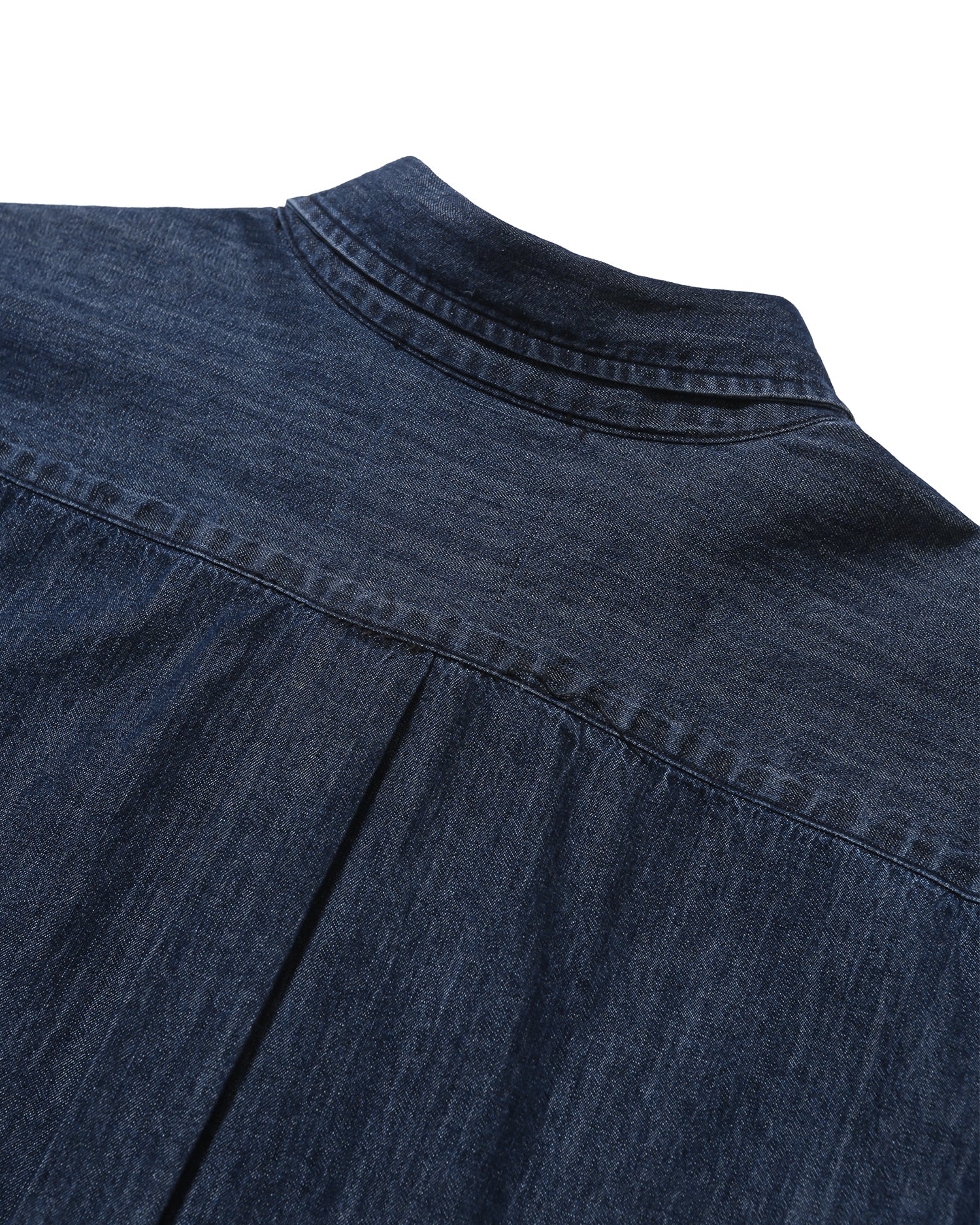 Double Button Solid Shirt - Indigo