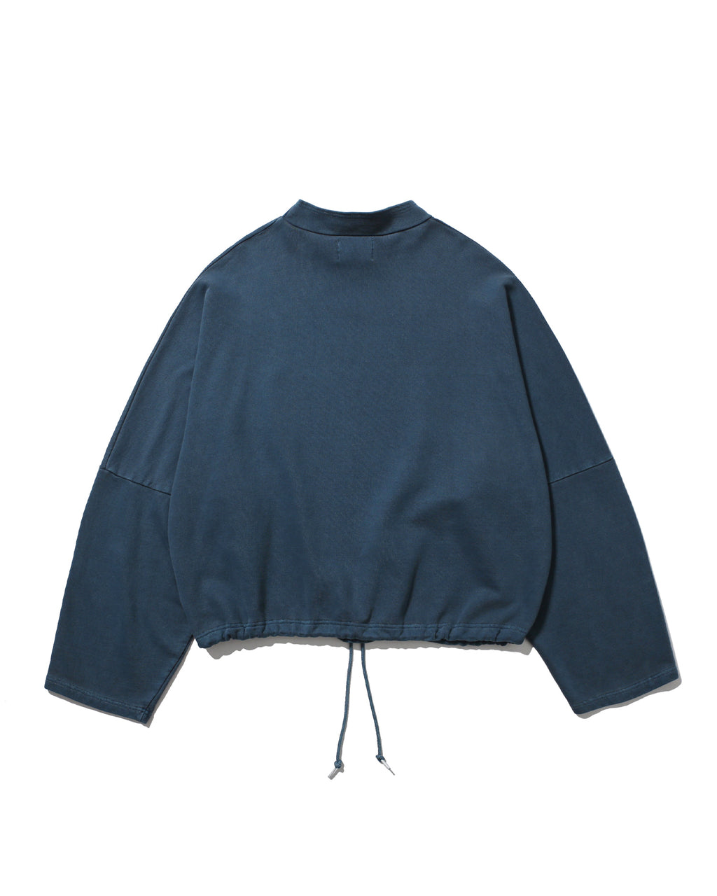 Pigment High-Neck Sweat Shirt - Washed Navy