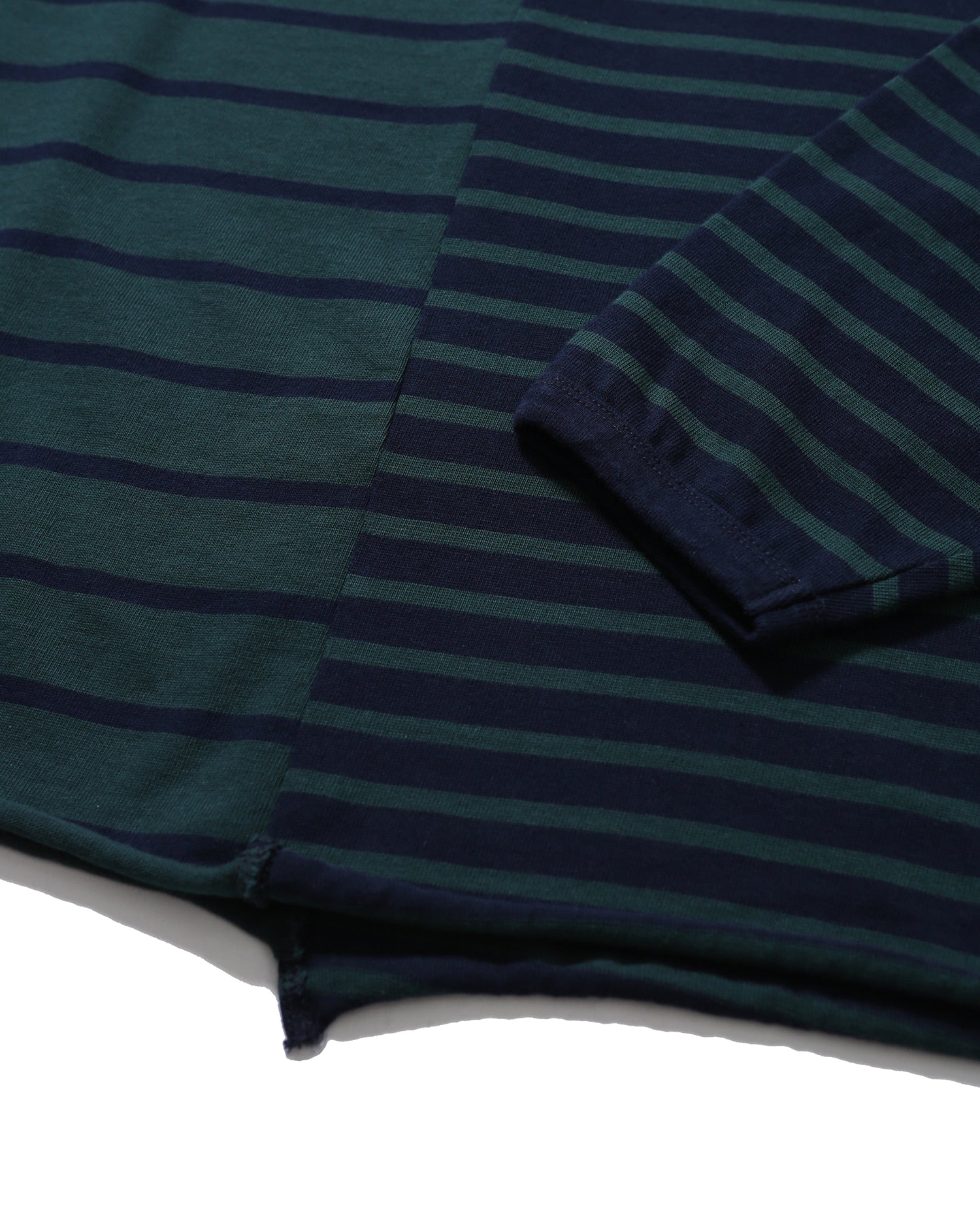 Unbalanced Stripe Long Sleeve - Green