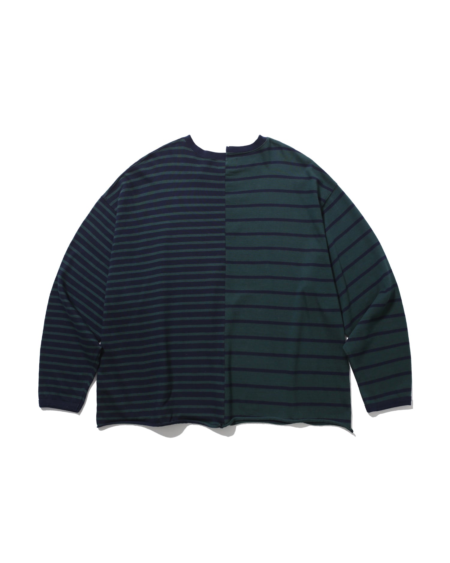 Unbalanced Stripe Long Sleeve - Green
