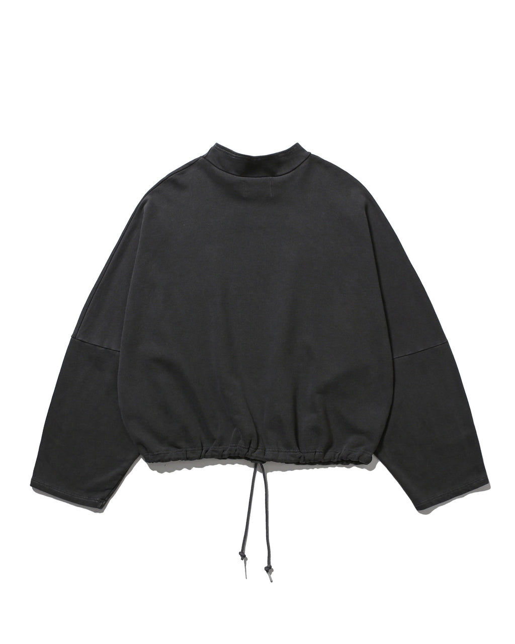 Pigment High-Neck Sweat Shirt - Washed Grey