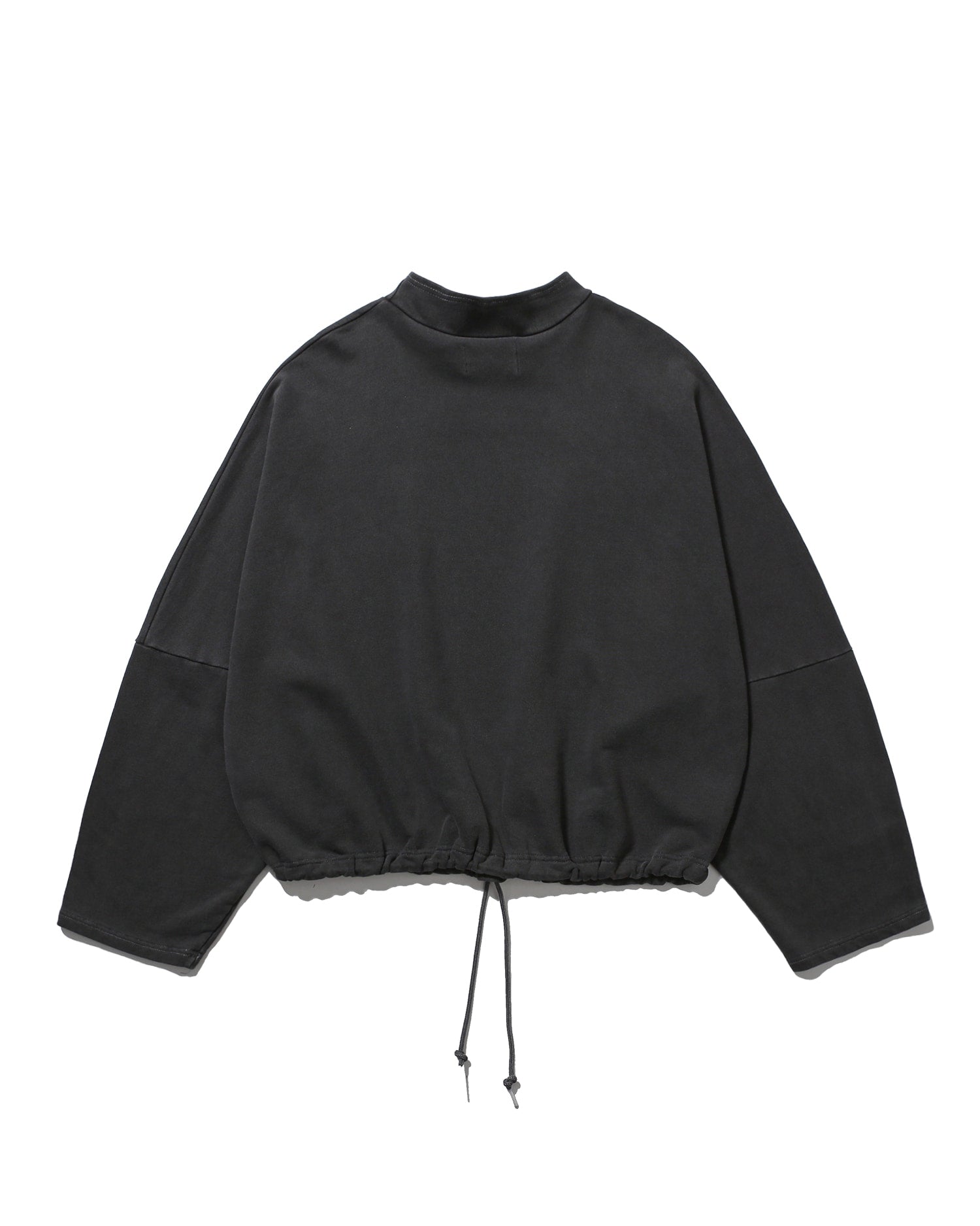 Pigment High-Neck Sweat Shirt - Washed Grey
