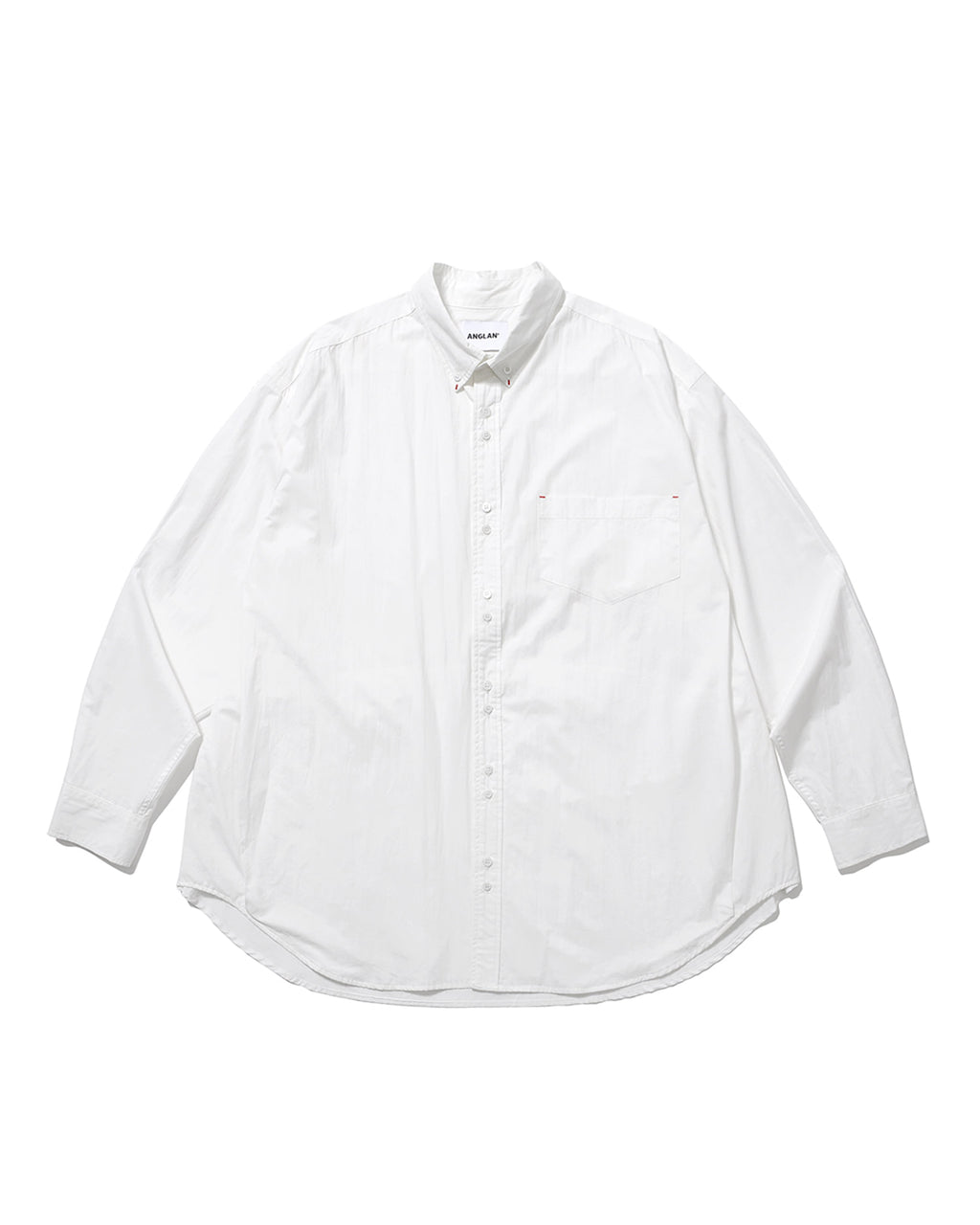 Double Button Solid Shirt - White