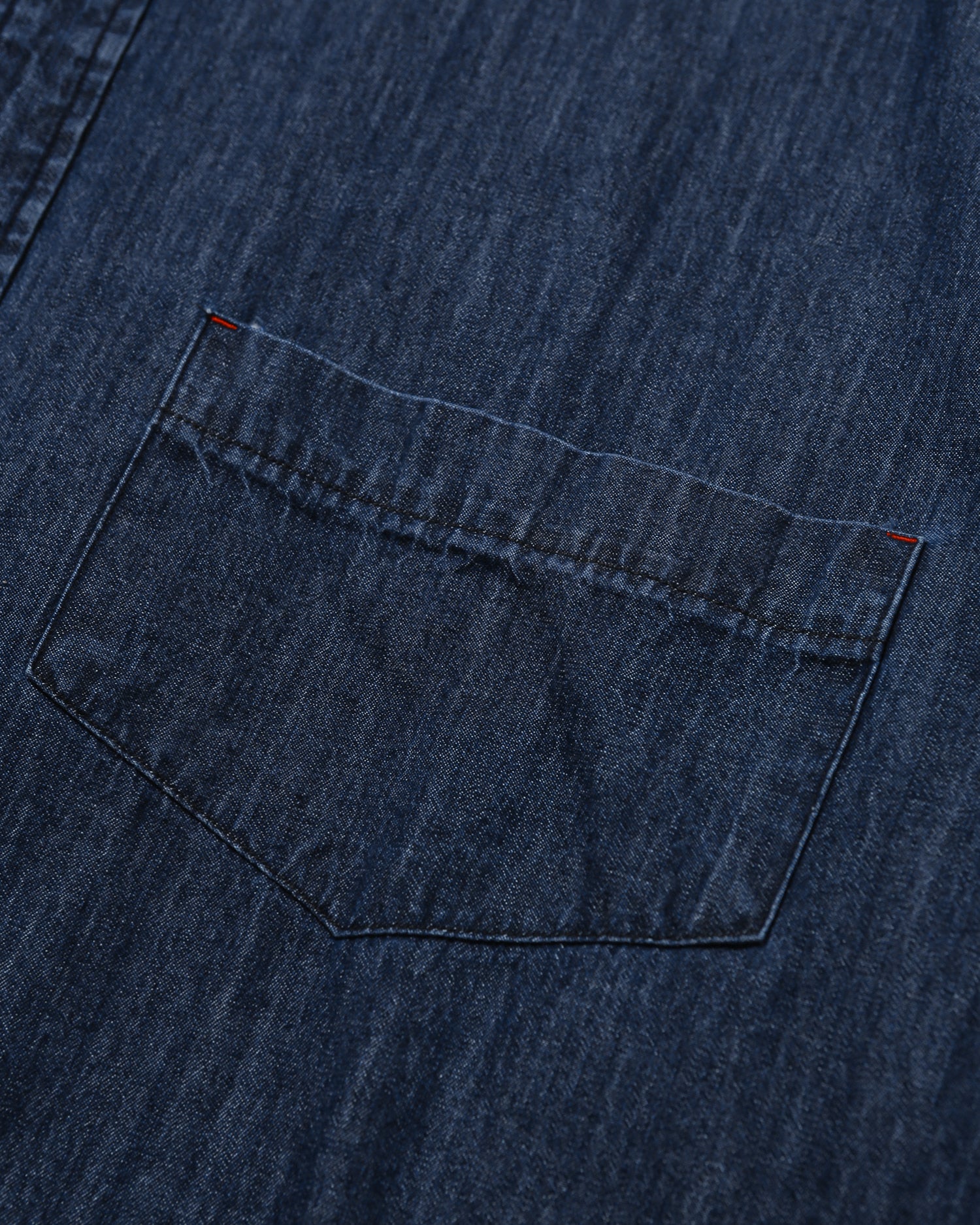 Double Button Solid Shirt - Indigo