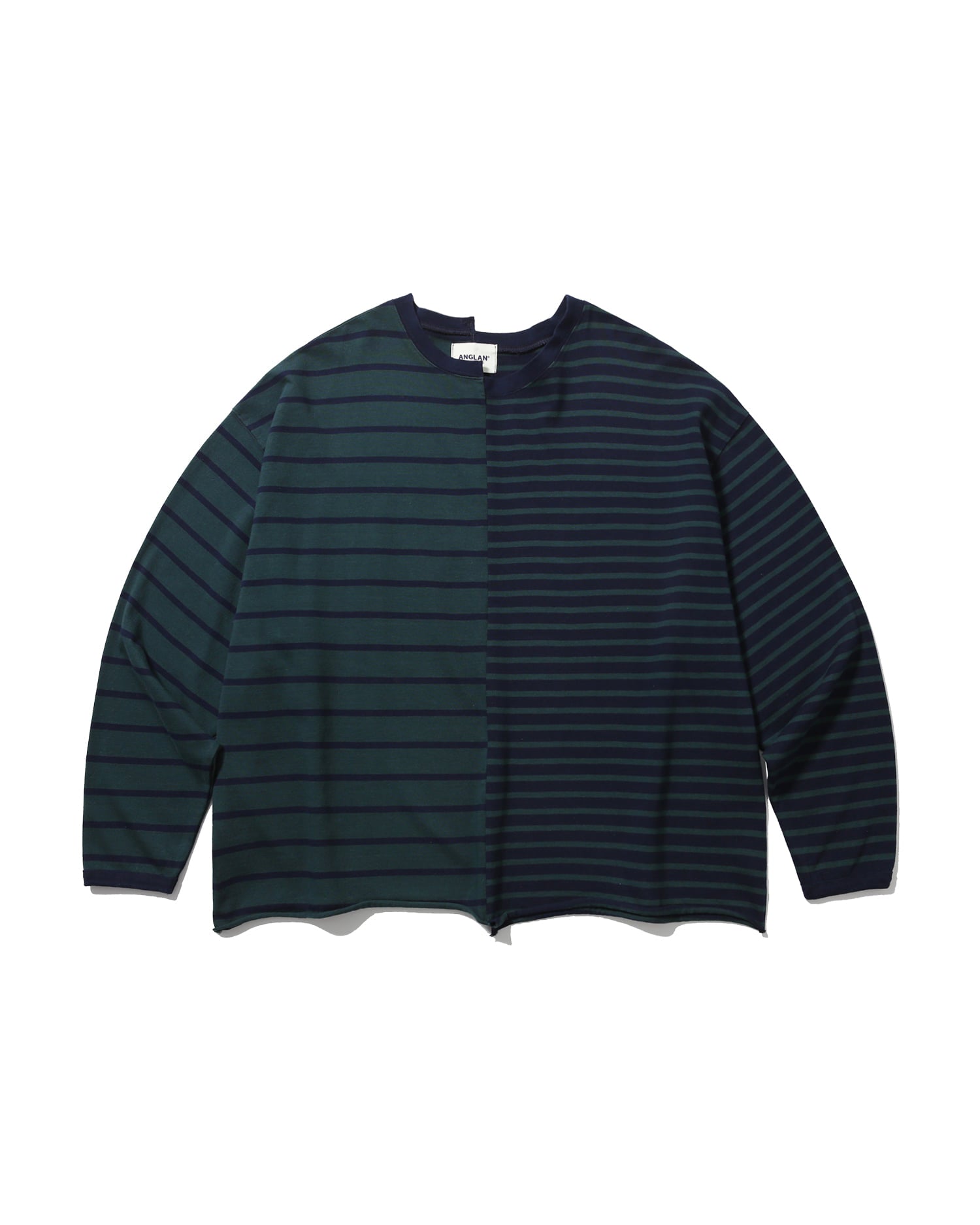 Unbalanced Stripe Long Sleeve - Green