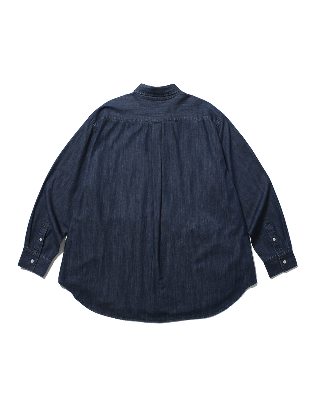 Double Button Solid Shirt - Indigo