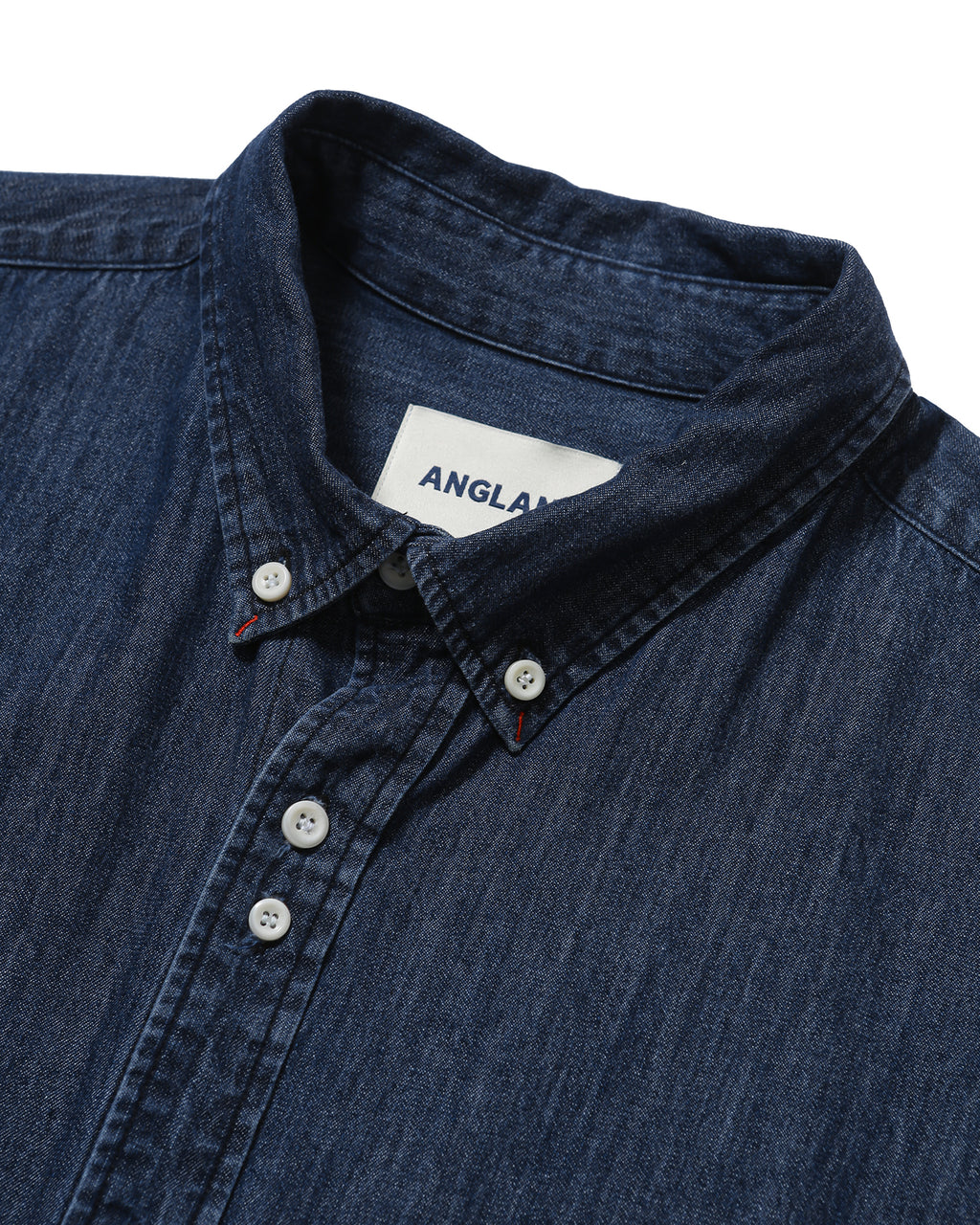 Double Button Solid Shirt - Indigo