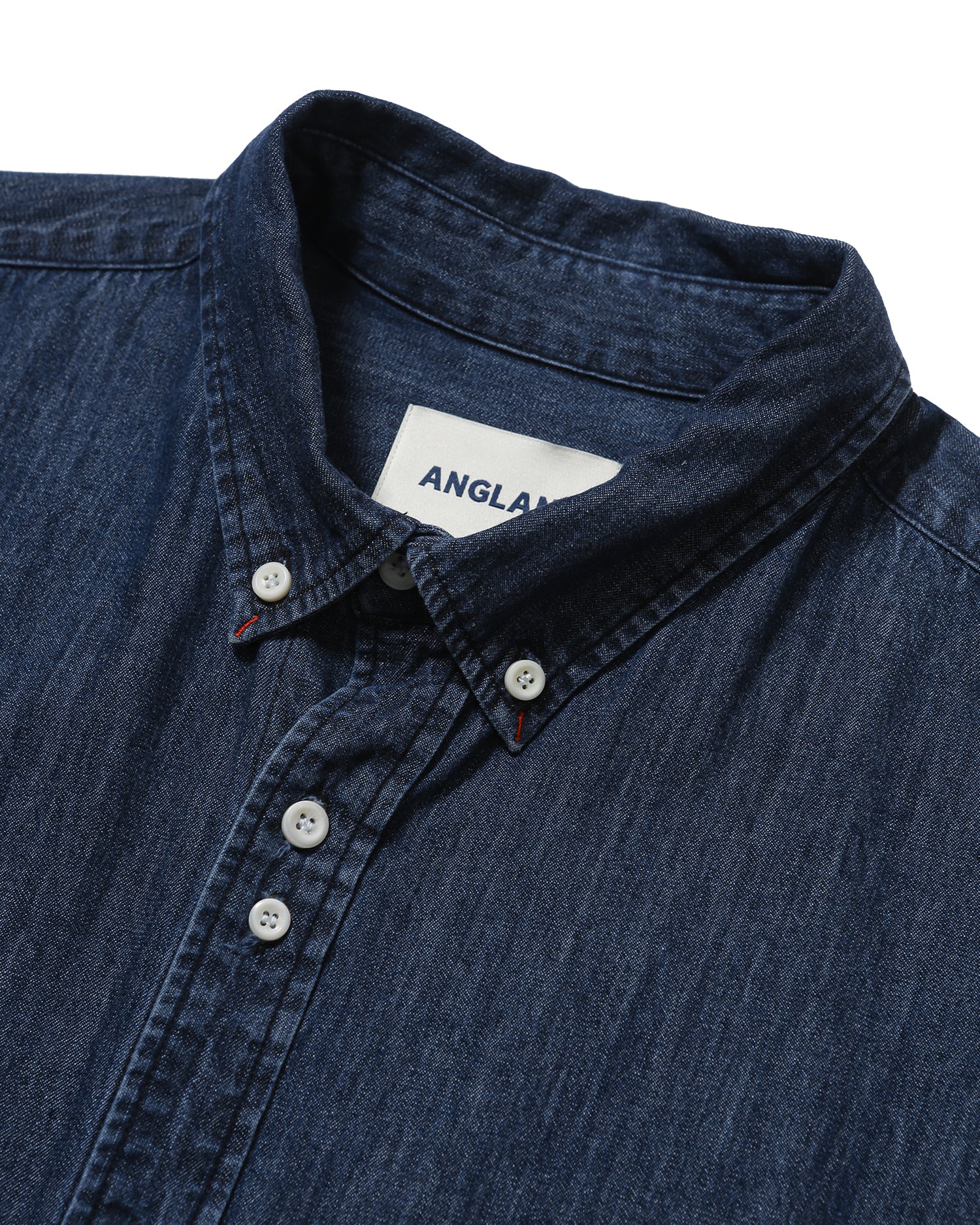 Double Button Solid Shirt - Indigo
