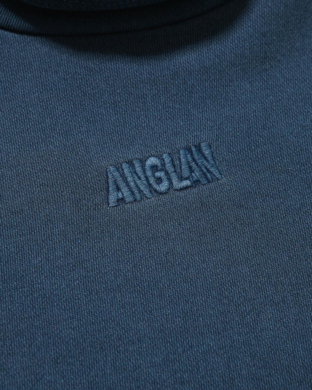 Pigment High-Neck Sweat Shirt - Washed Navy