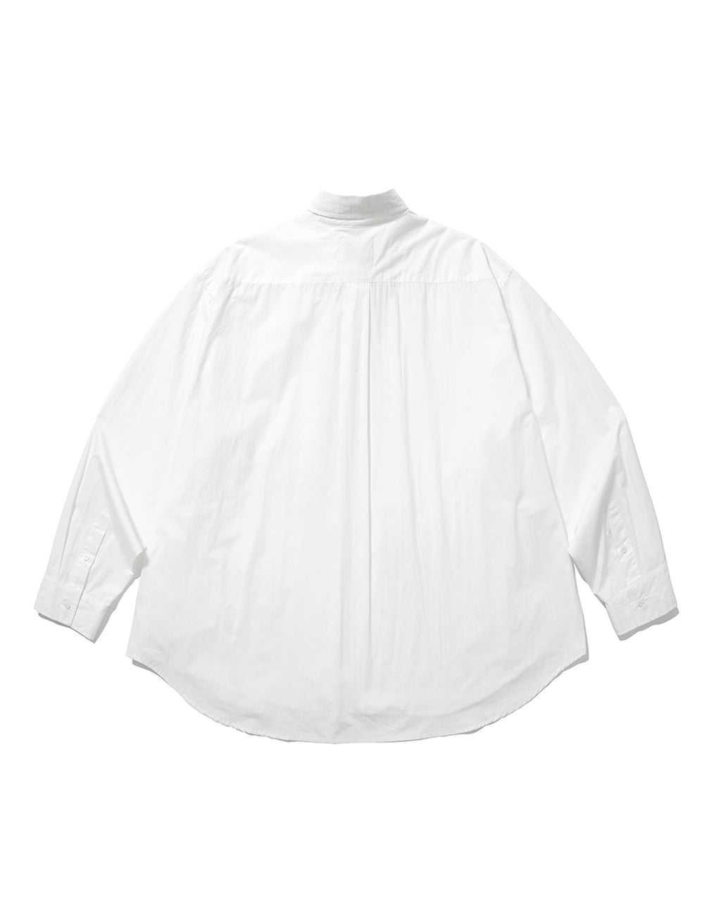 Double Button Solid Shirt - White