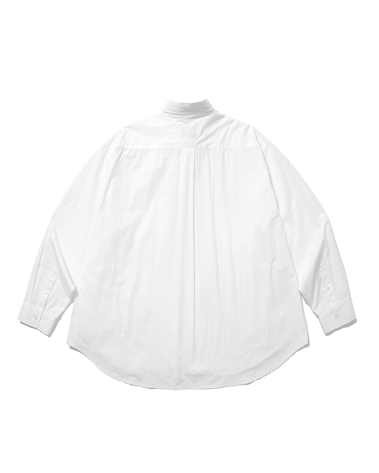 Double Button Solid Shirt - White